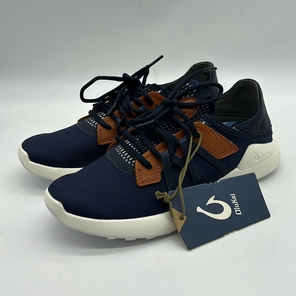 1903- Olukai Manele Men’s Gold Shoes Size 7 NWT - Picture 2 of 10